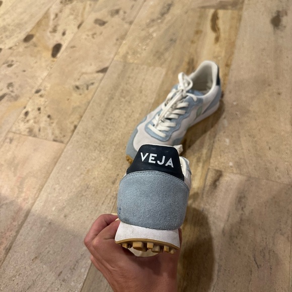 Veja White and Blue Sneakers size 7.5/38 - Picture 5 of 9